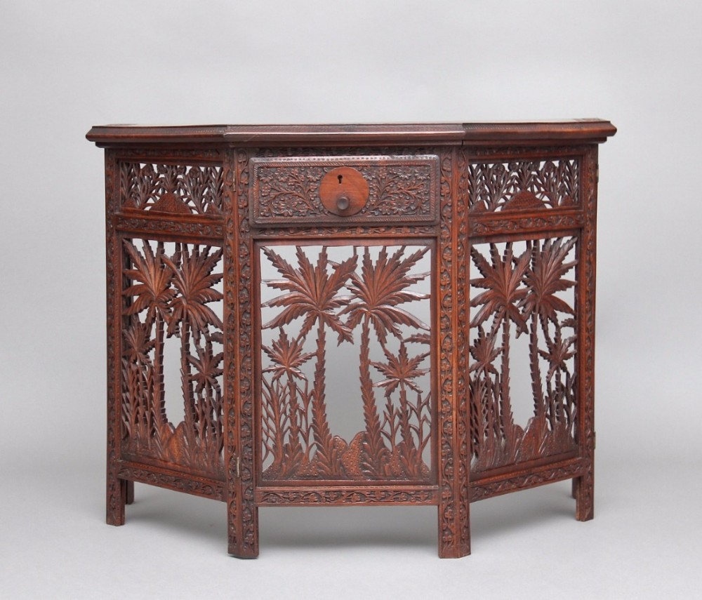 19th Century carved and pierced consul table