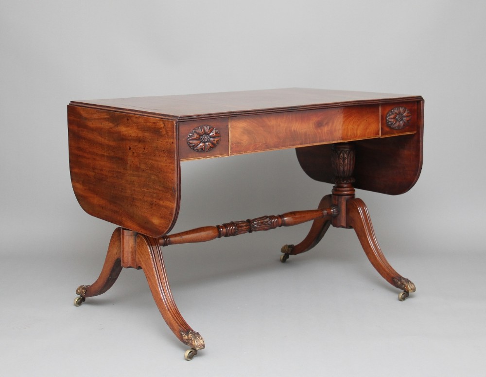 19th Century mahogany sofa table