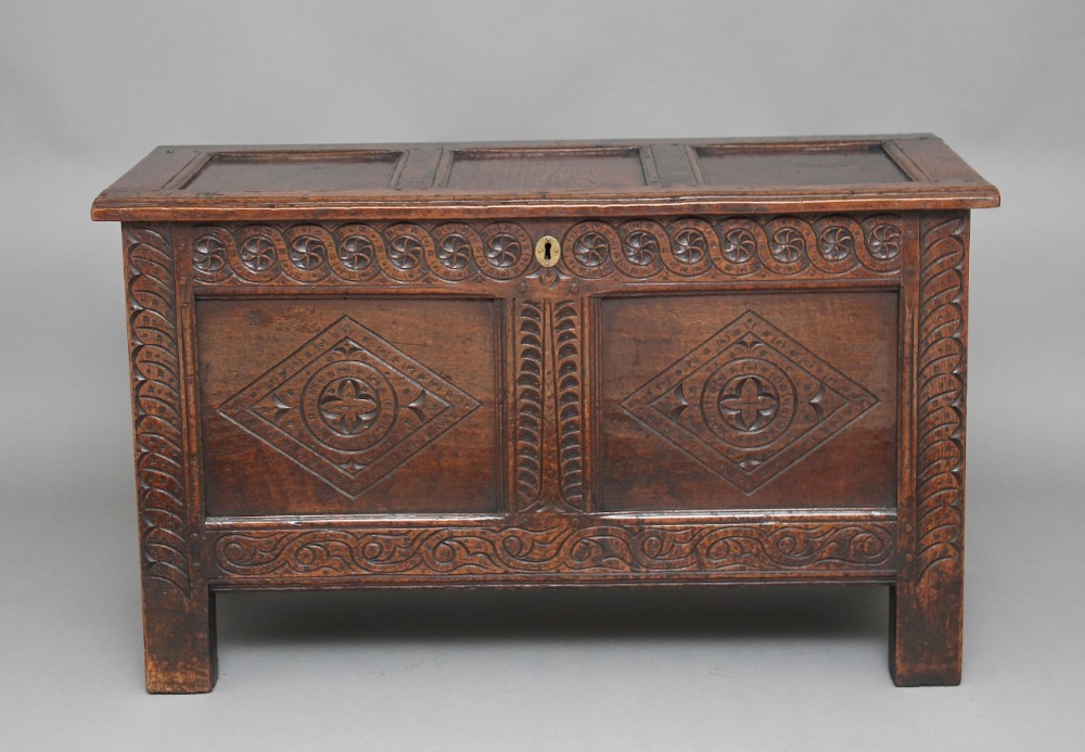 17th Century oak coffer