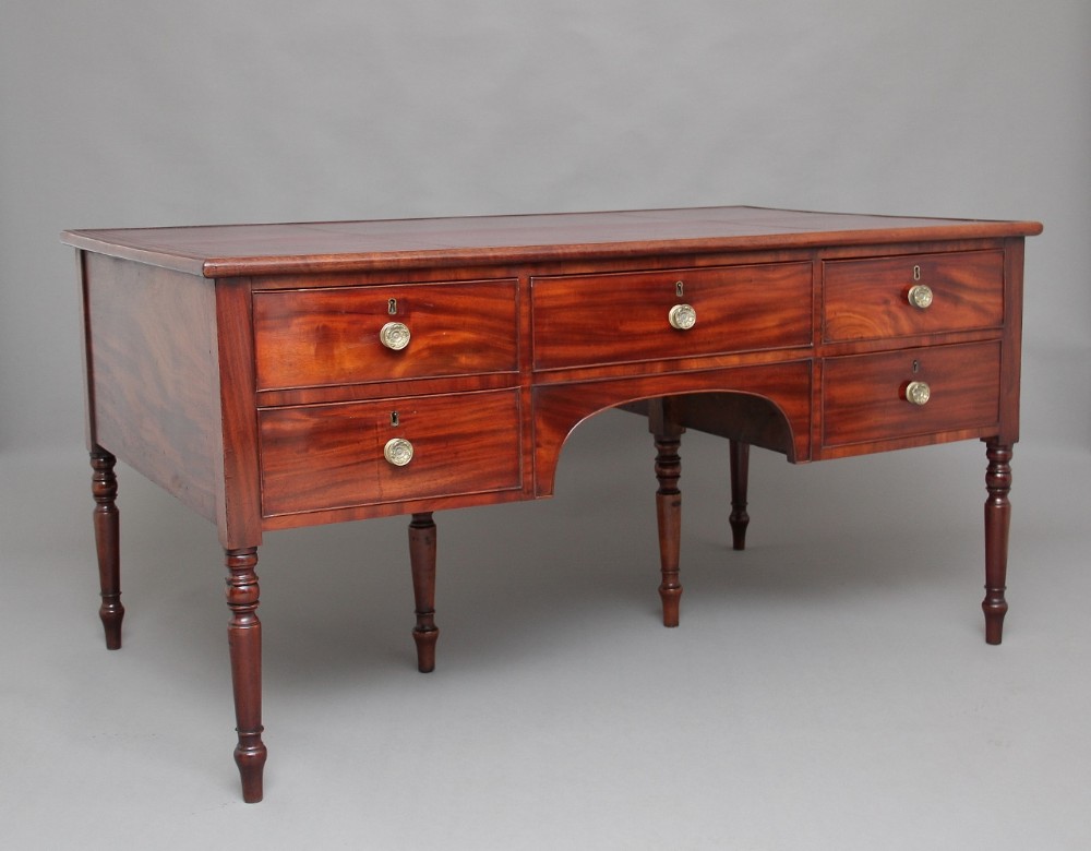 19th Century mahogany partners desk