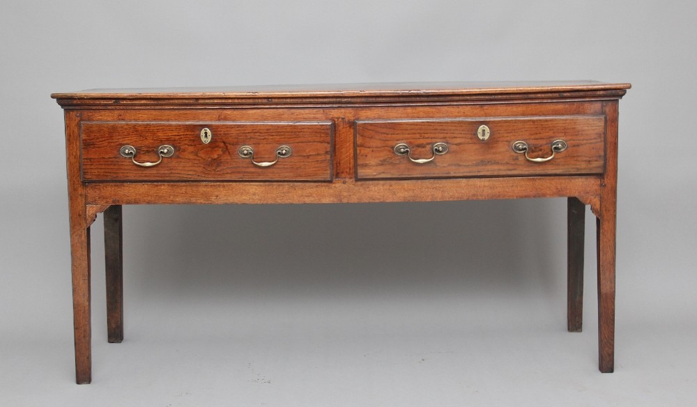 18th Century oak dresser base