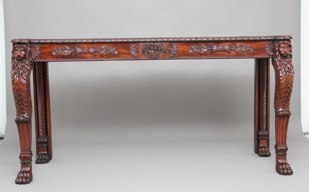19th Century mahogany Irish serving table