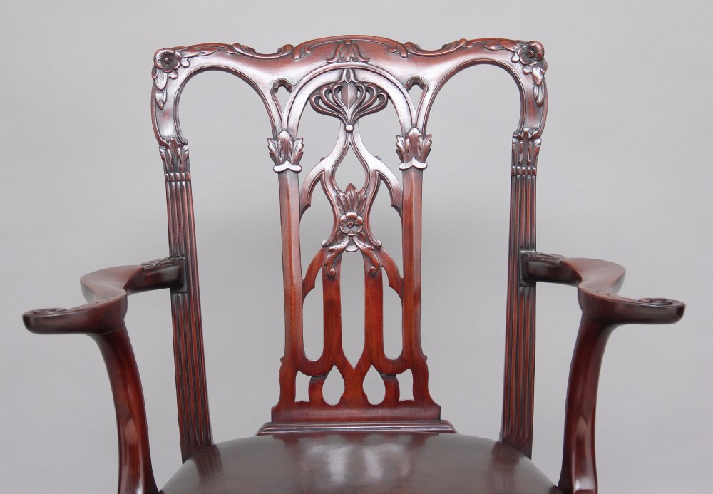 19th Century Chippendale style armchair View X