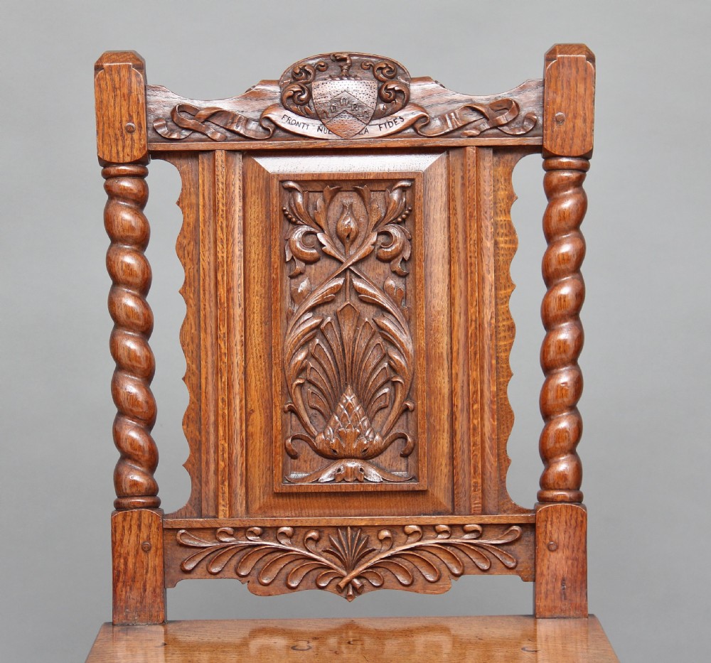 19th Century oak metamorphic library step chair View V