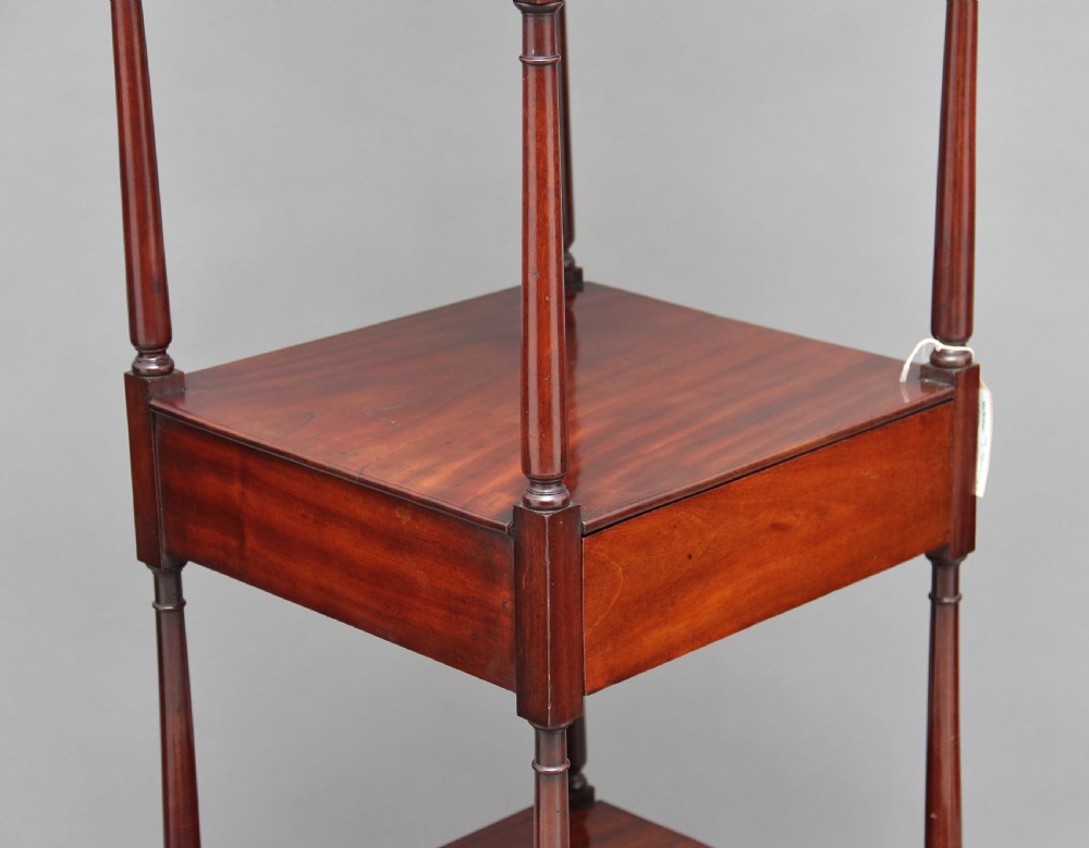 Early 19th Century mahogany five tier whatnot View VII