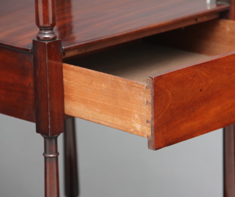 Early 19th Century mahogany five tier whatnot View VIII