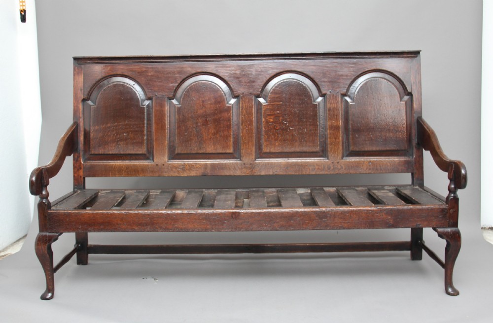 18th Century oak settle View II