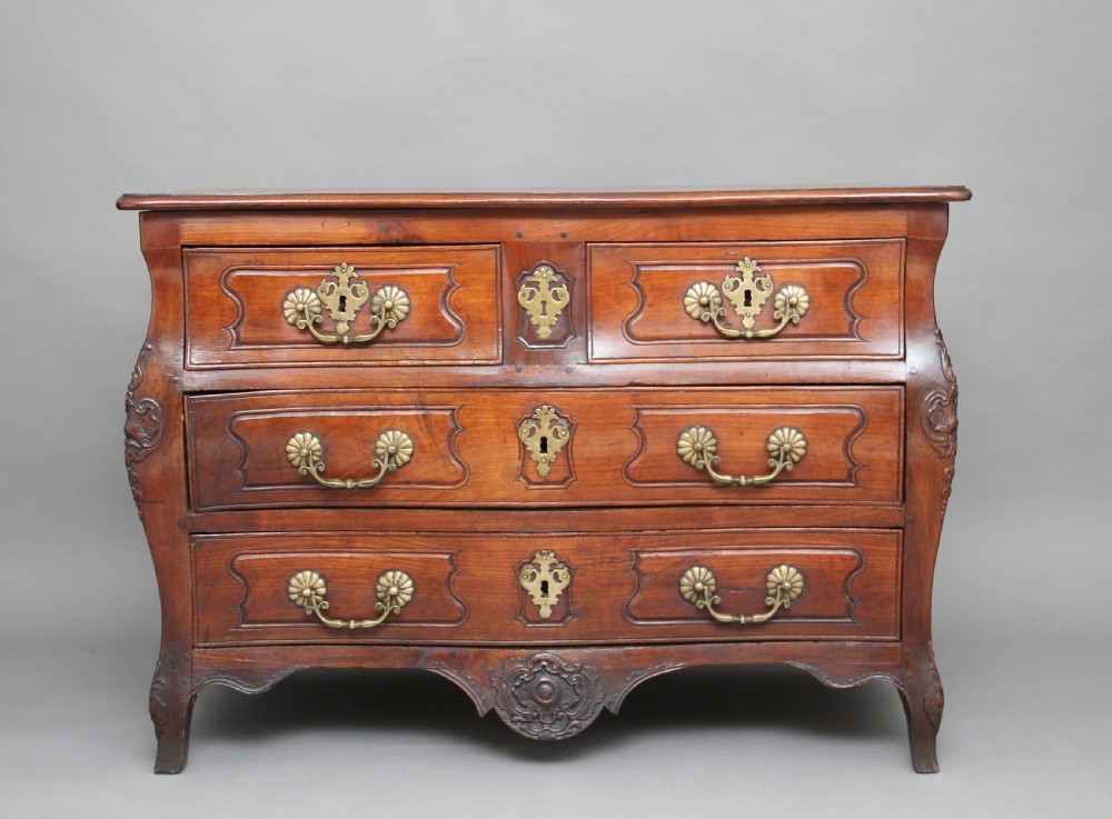 18th Century French cherry wood commode