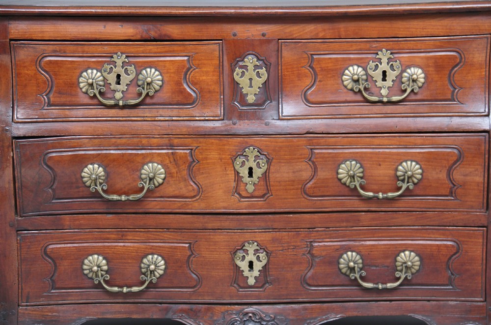 18th Century French cherry wood commode View VII
