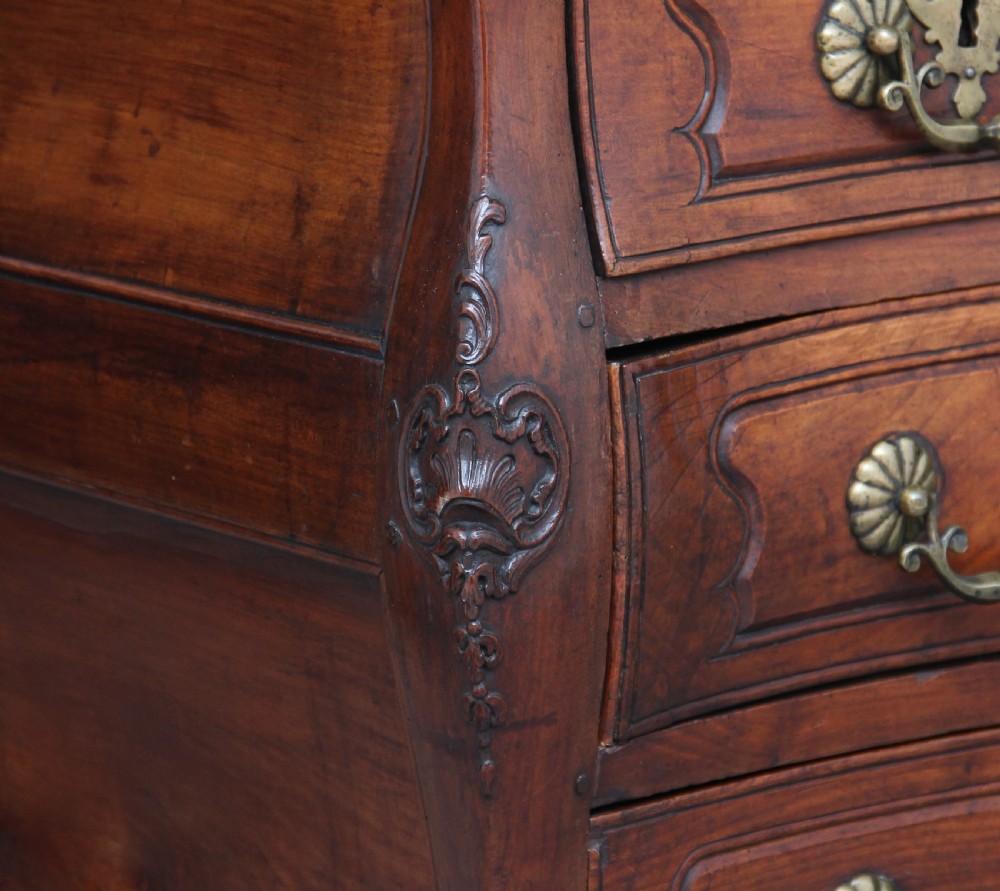 18th Century French cherry wood commode View VIII