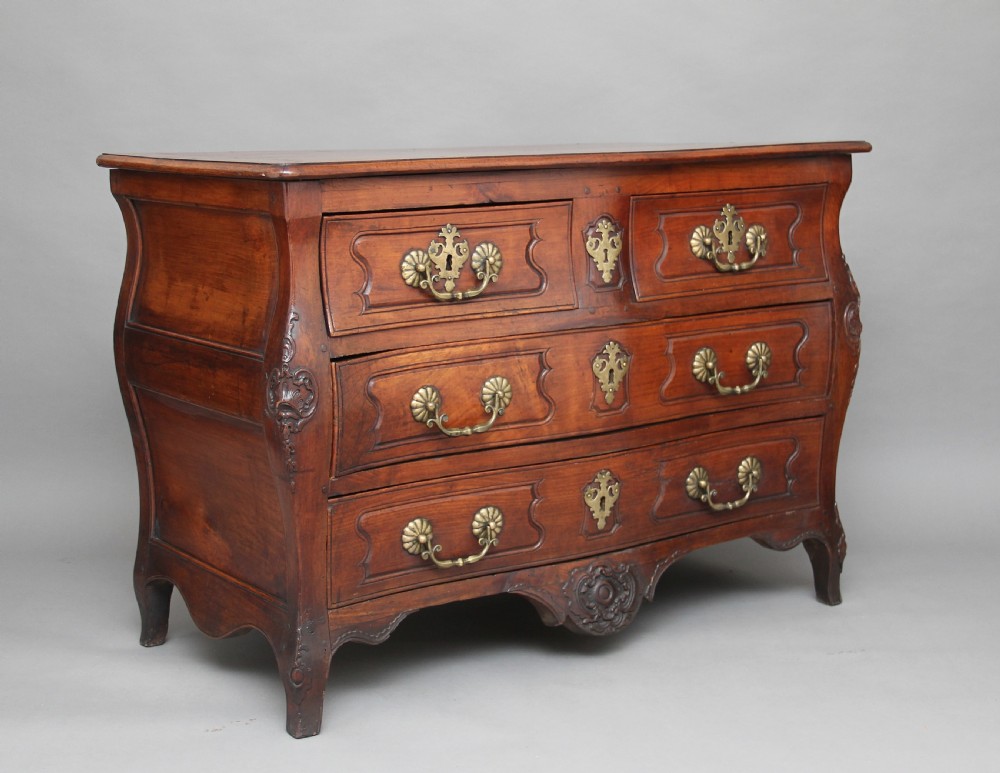 18th Century French cherry wood commode View IX