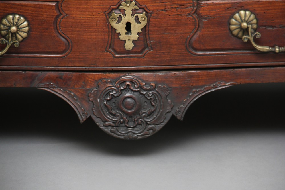 18th Century French cherry wood commode View X