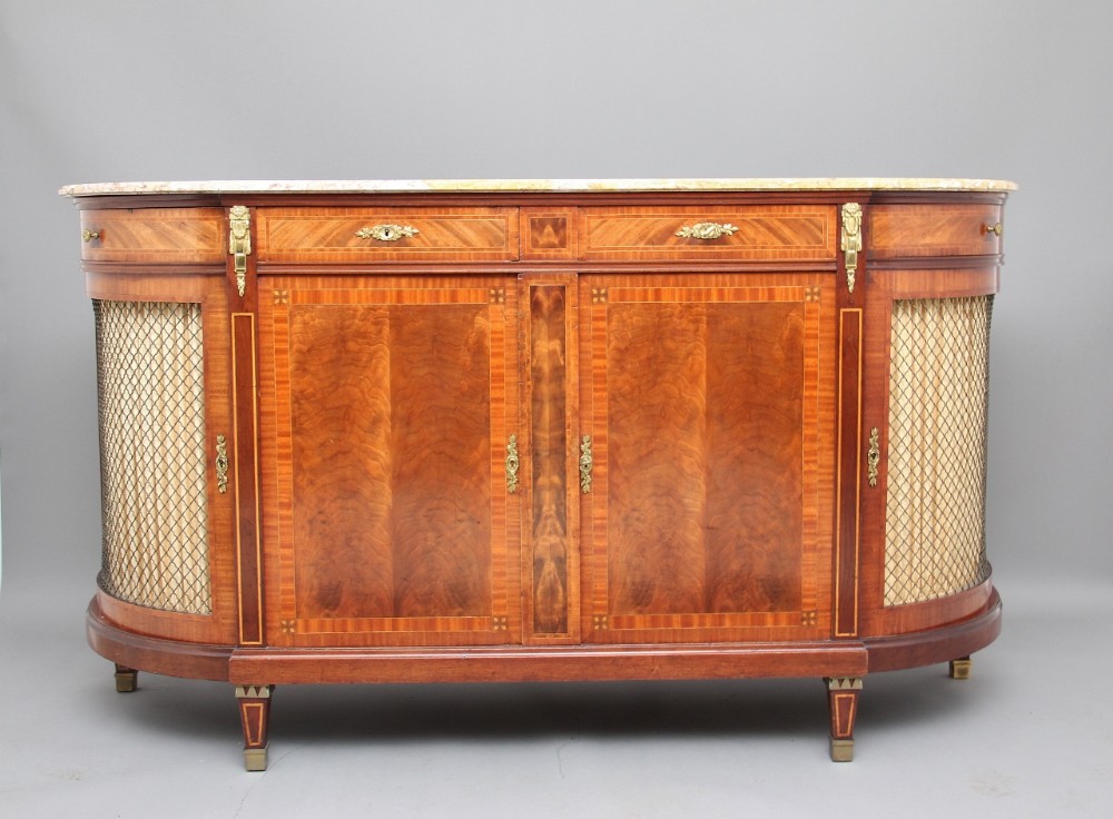19th Century French mahogany cabinet