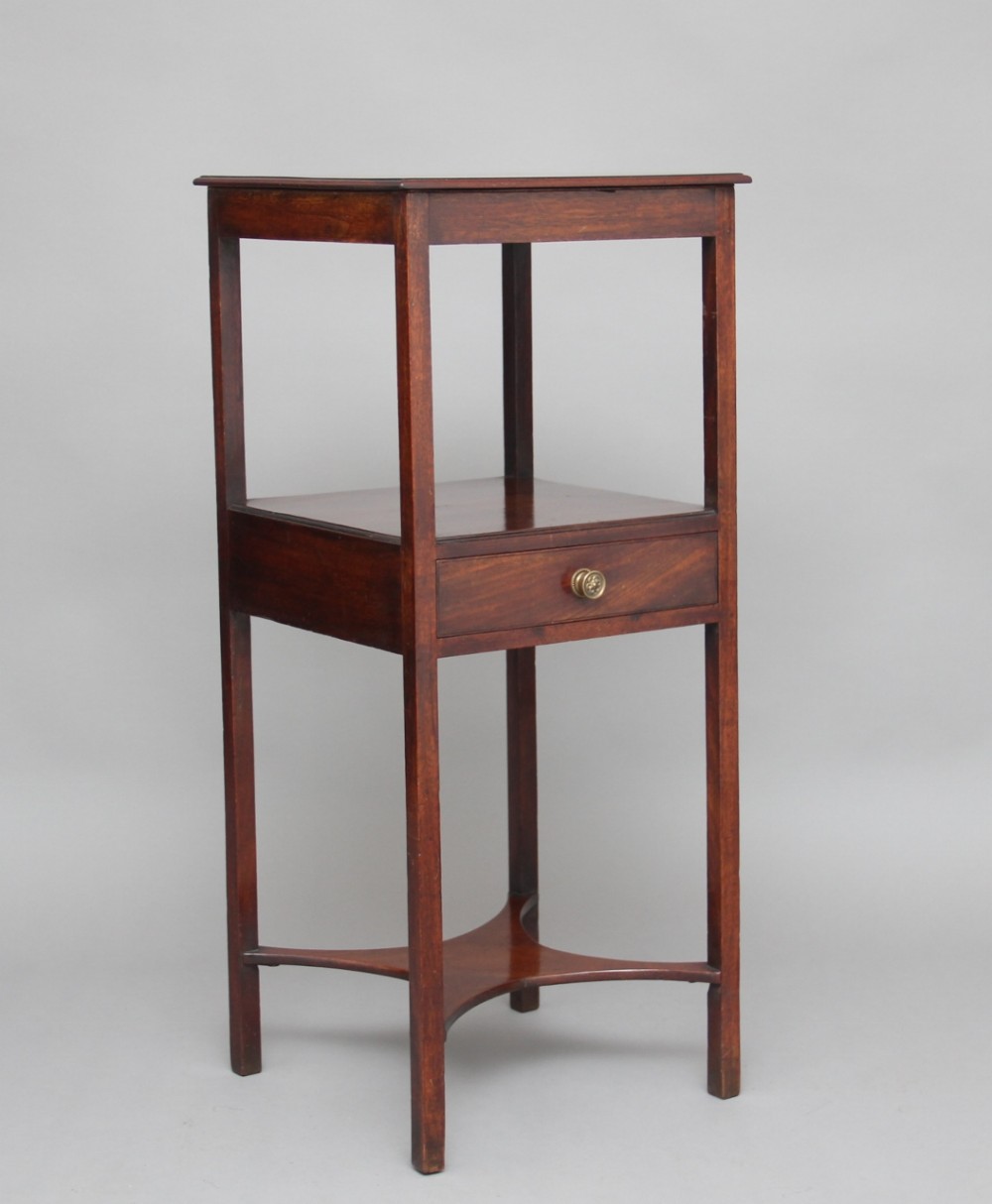Early 19th Century mahogany bedside table