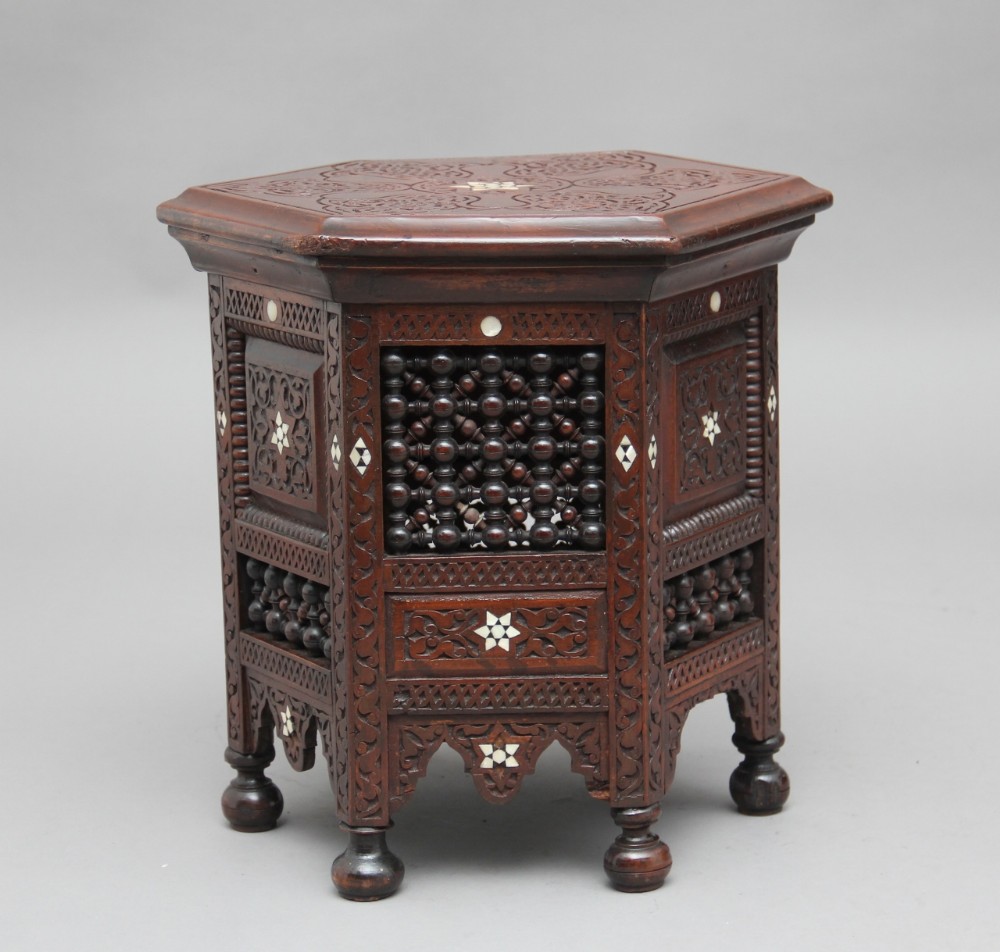 Early 20th Century carved and pierced occasional table