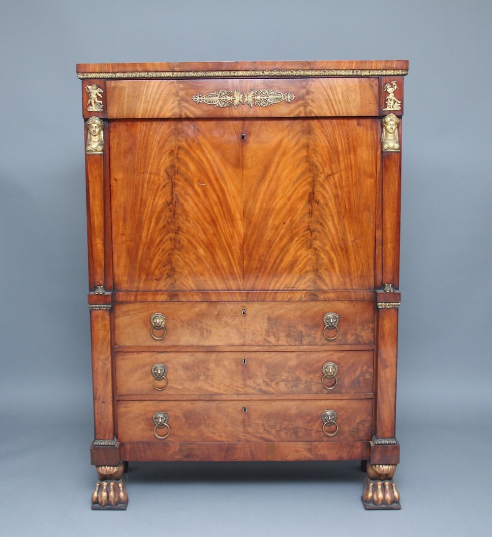 Early 19th Century mahogany escritoire 
