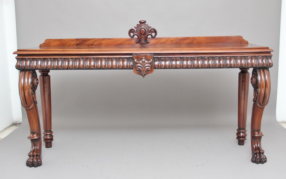 19th Century mahogany hall table