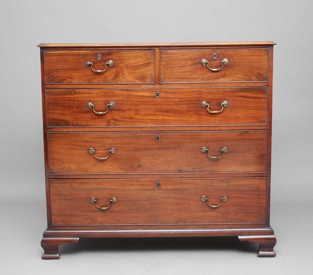 18th Century mahogany chest of drawers