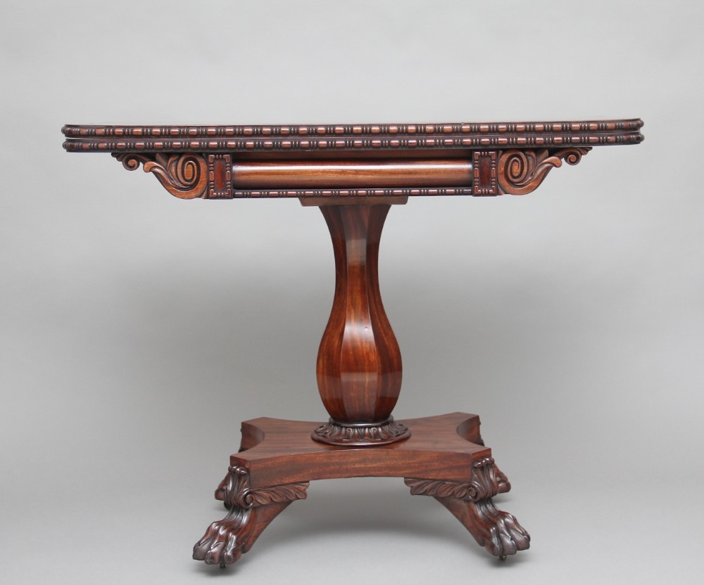 Early 19th Century mahogany tea table