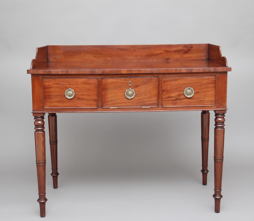 19th Century mahogany writing table 