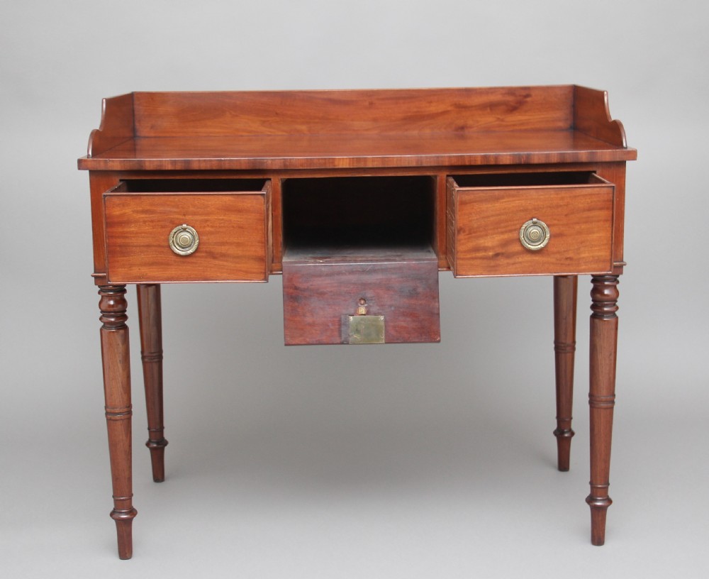 19th Century mahogany writing table  View II