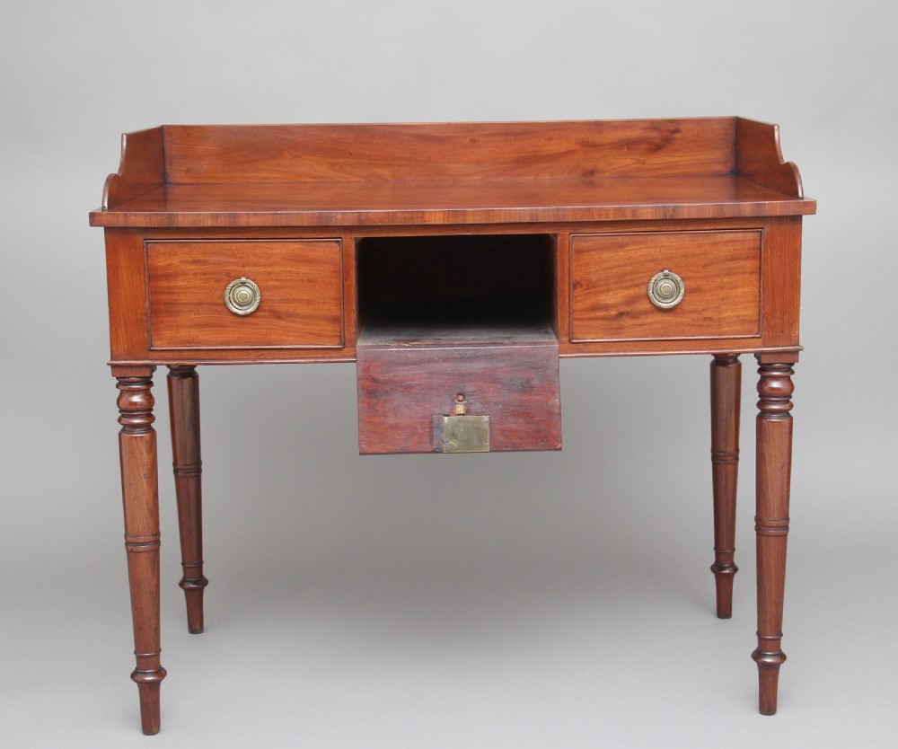 19th Century mahogany writing table  View III
