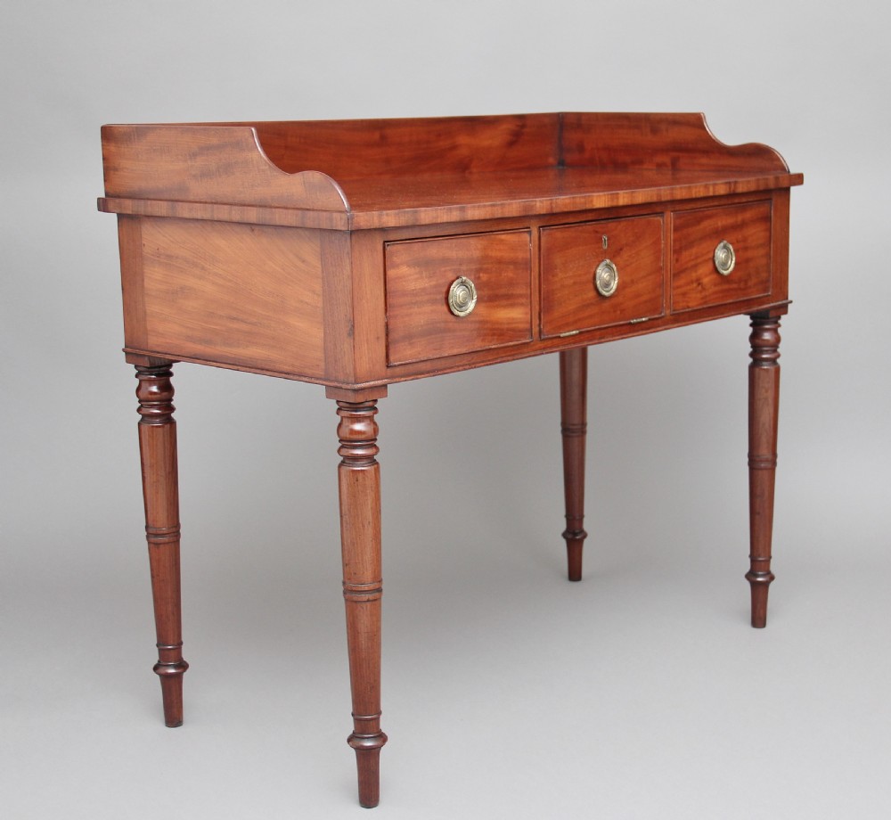 19th Century mahogany writing table  View VIII