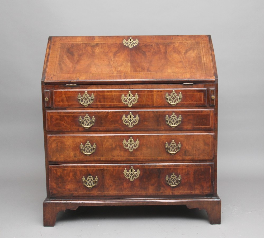 Early 18th Century walnut bureau