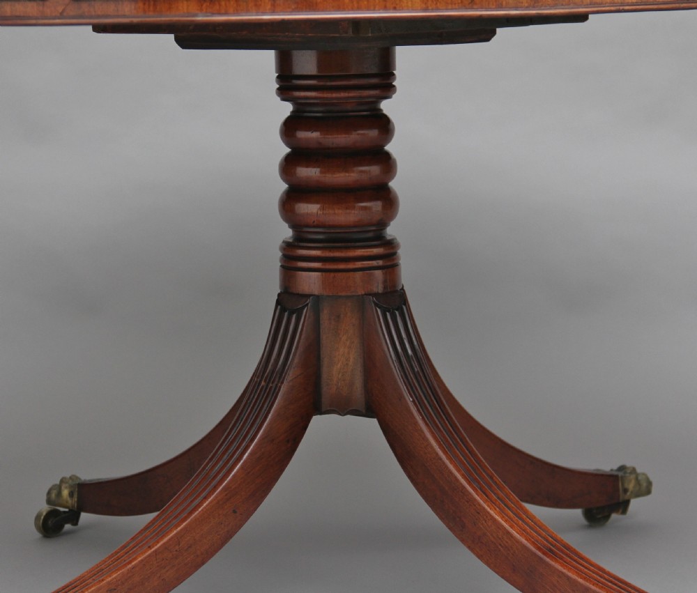 Early 19th Century mahogany drum table View VI