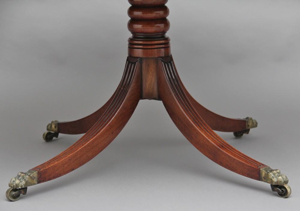 Early 19th Century mahogany drum table View VIII