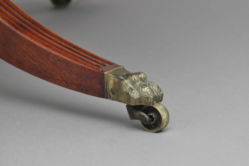 Early 19th Century mahogany drum table View IX