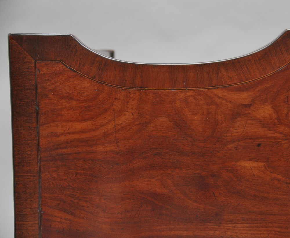 19th Century mahogany serpentine sideboard View V