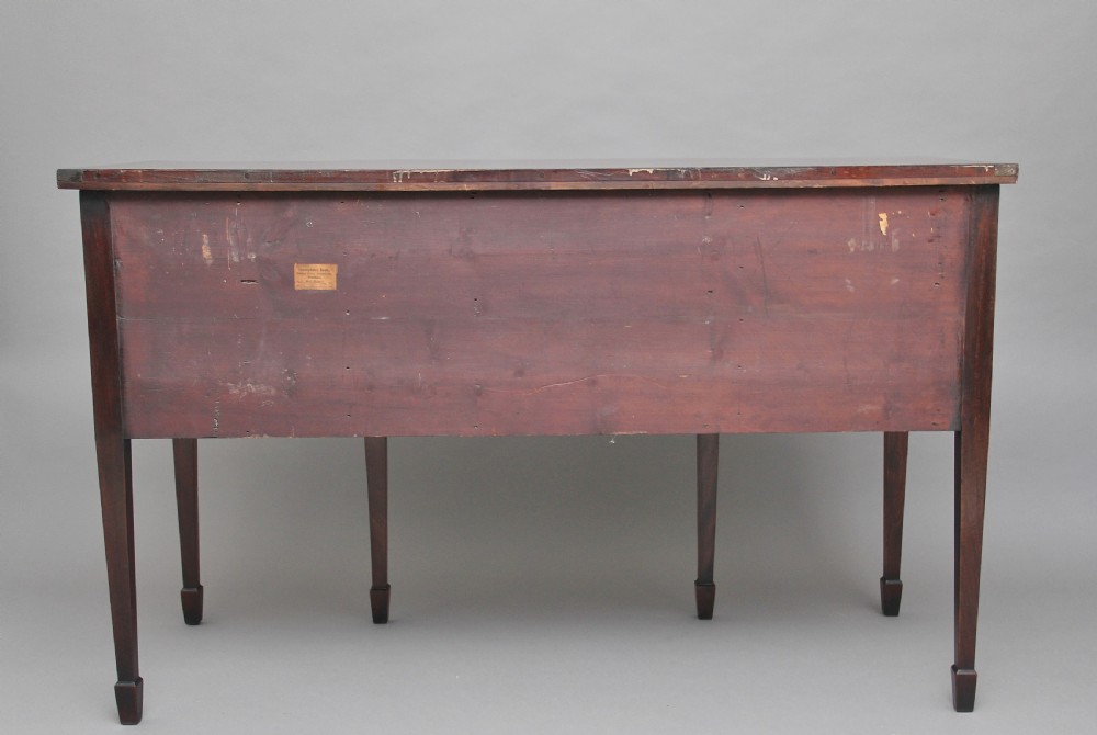 19th Century mahogany serpentine sideboard View VII