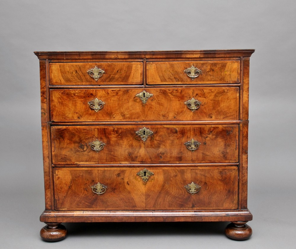 Early 18th Century walnut chest