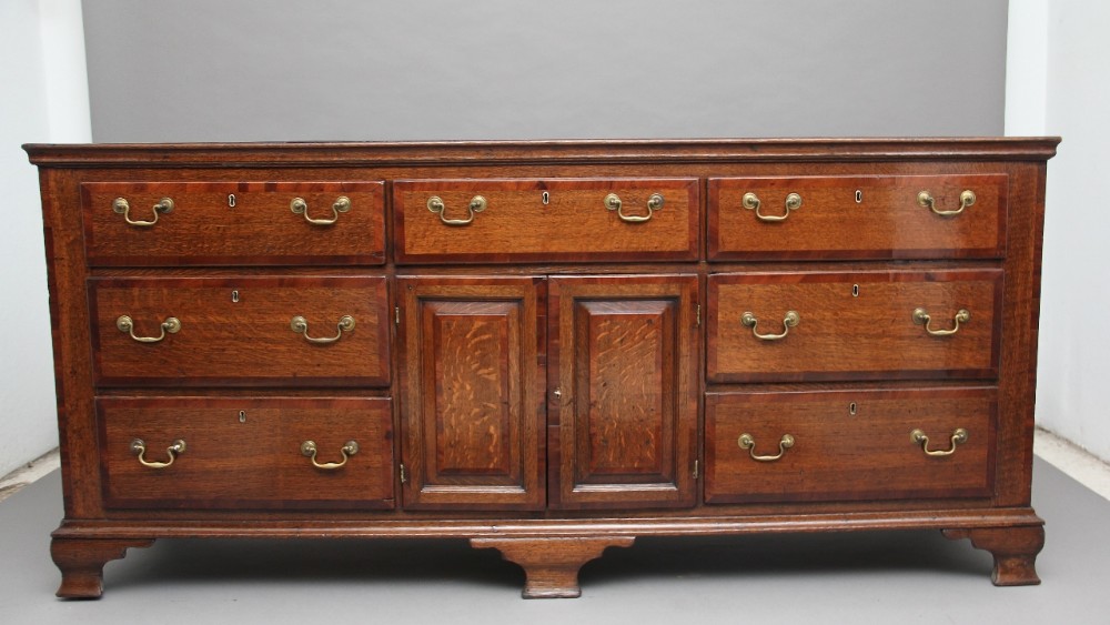 18th Century oak dresser base