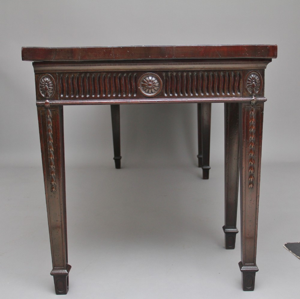 Large 18th Century mahogany serving table View V
