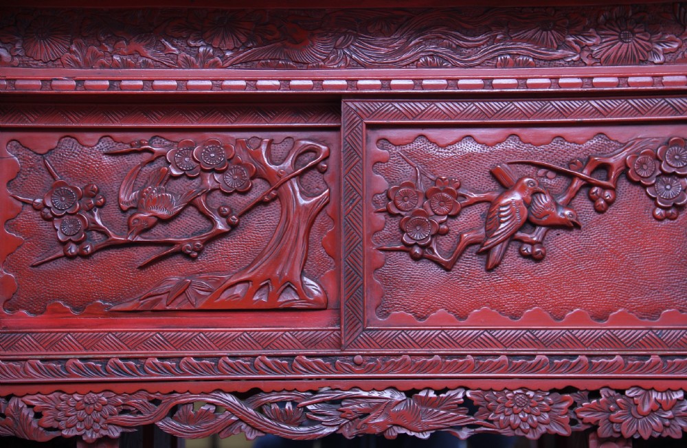 19th Century lacquered shodona cabinet View XIX