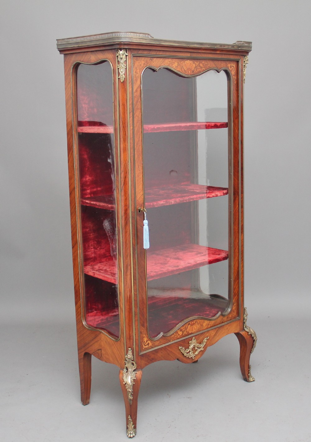 19th Century Kingwood display cabinet
