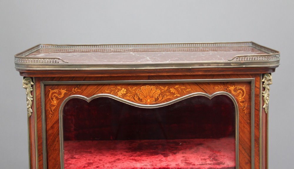 19th Century Kingwood display cabinet View VII
