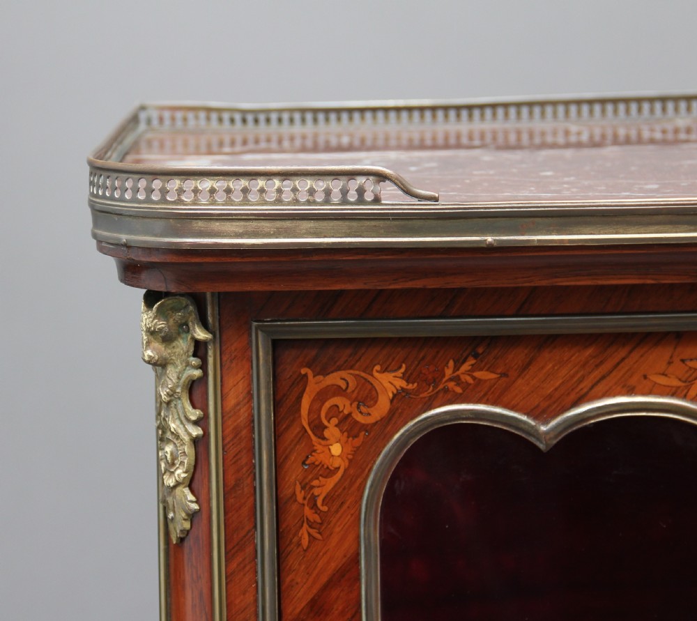19th Century Kingwood display cabinet View IX