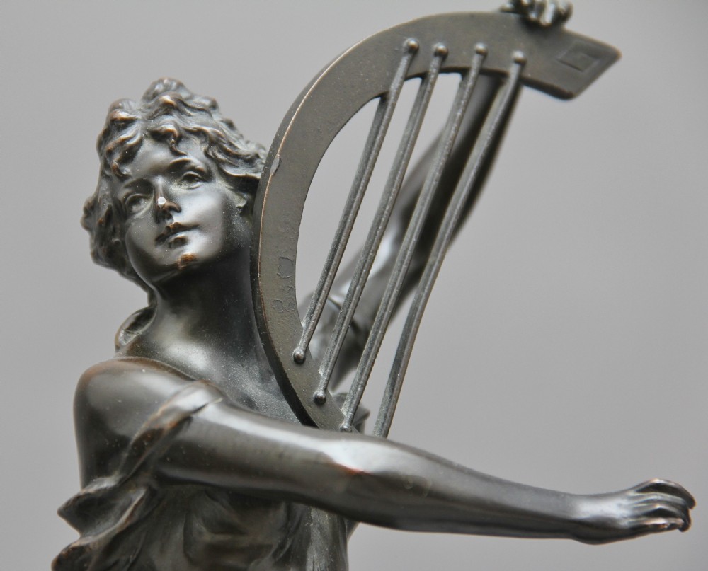 A pair of 19th Century classical bronze figures View IX
