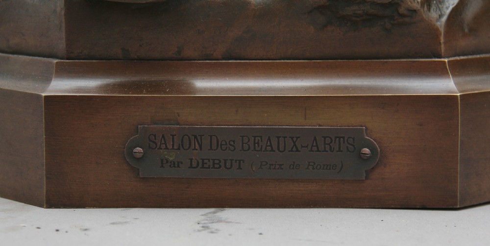 Large 19th Century bronze figure of Vercingetorix View XIV