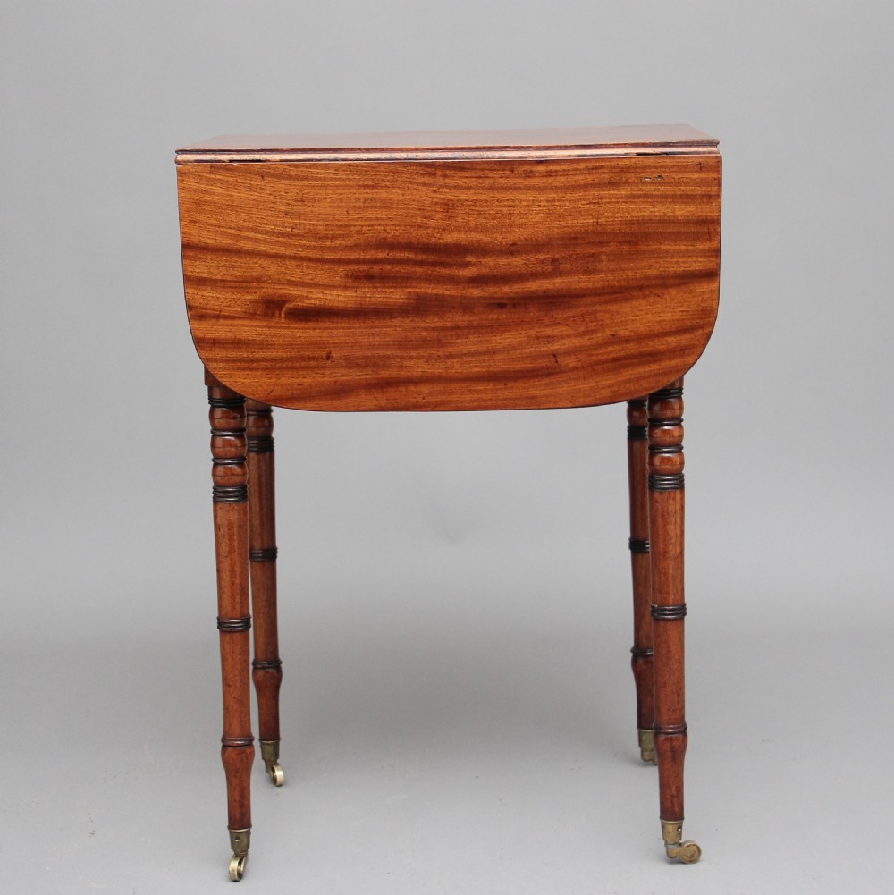 19th Century mahogany drop leaf table View VI