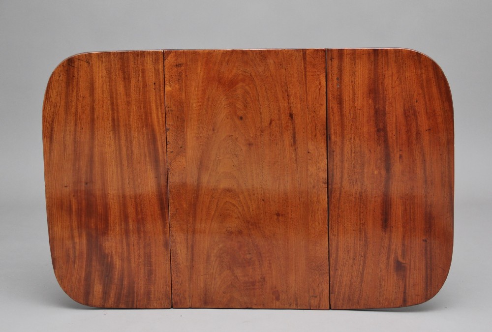 19th Century mahogany drop leaf table View IX