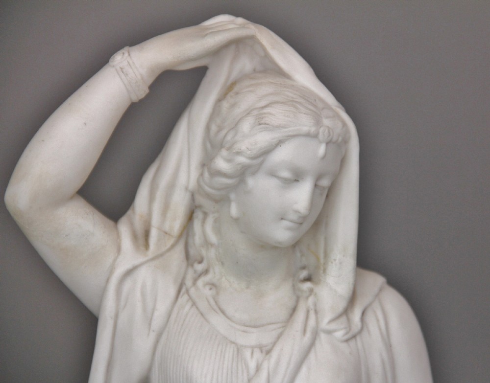 19th Century parian figure group of Isaac and Rebekah View V
