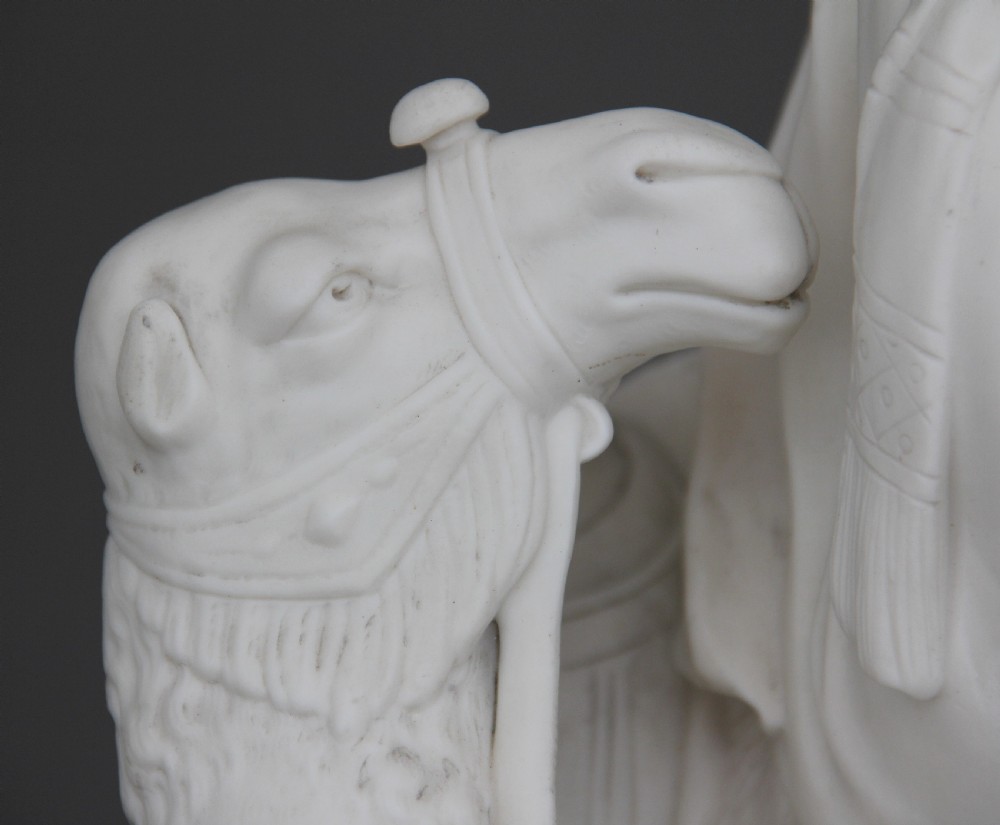 19th Century parian figure group of Isaac and Rebekah View VII