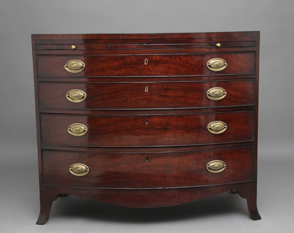 18th Century mahogany bowfront chest