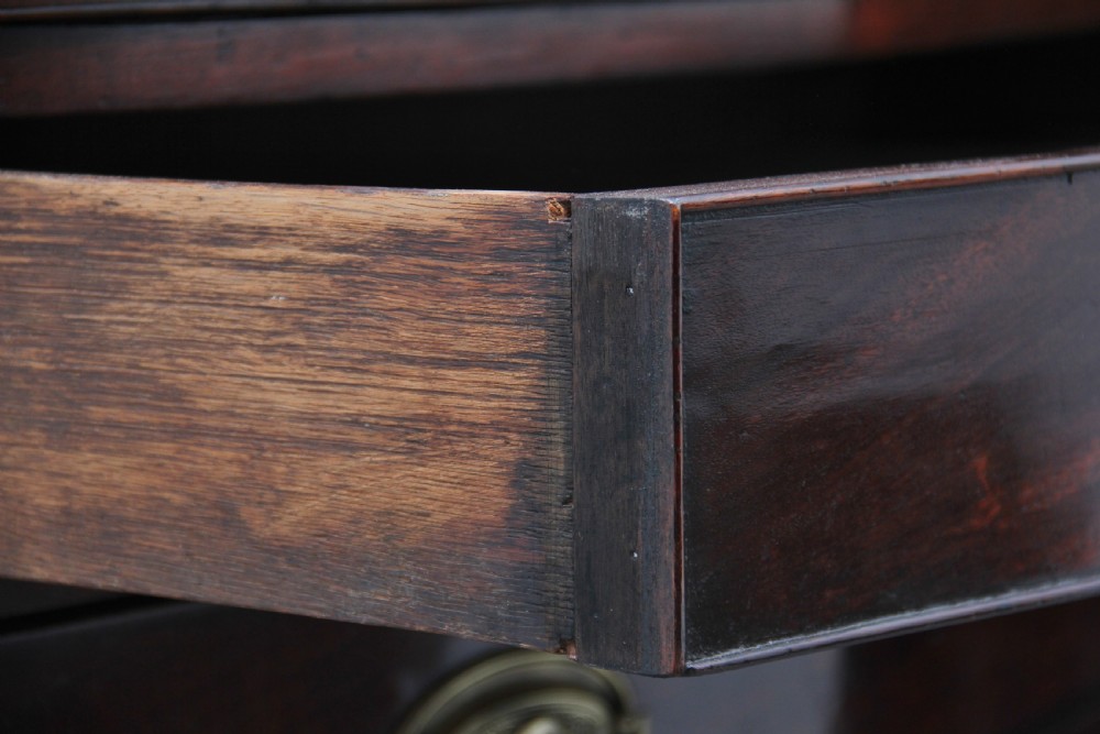 18th Century mahogany bowfront chest View XIII