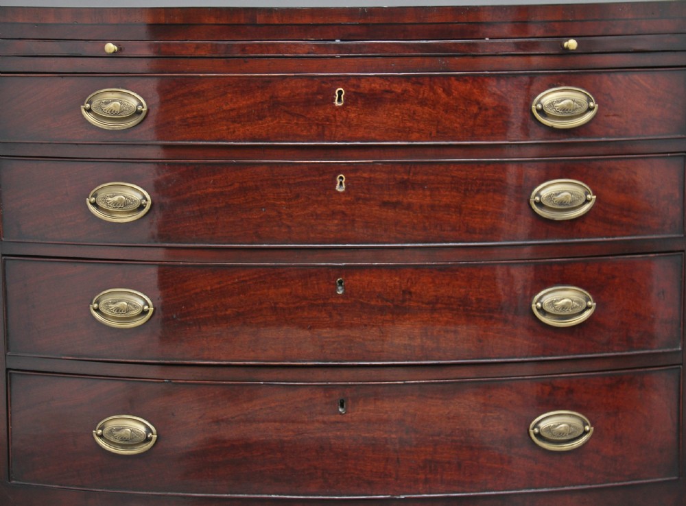 18th Century mahogany bowfront chest View XIV