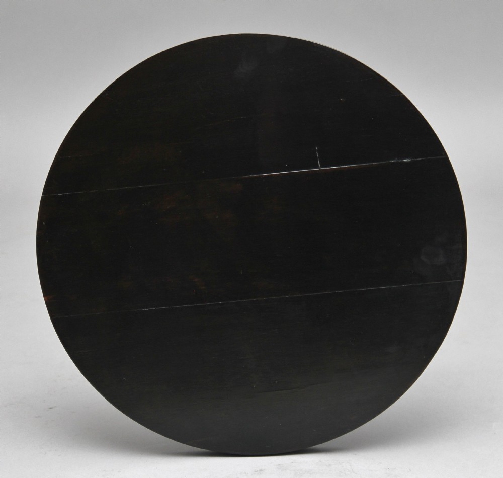 Early 19th Century mahogany and ebony wine table View IV